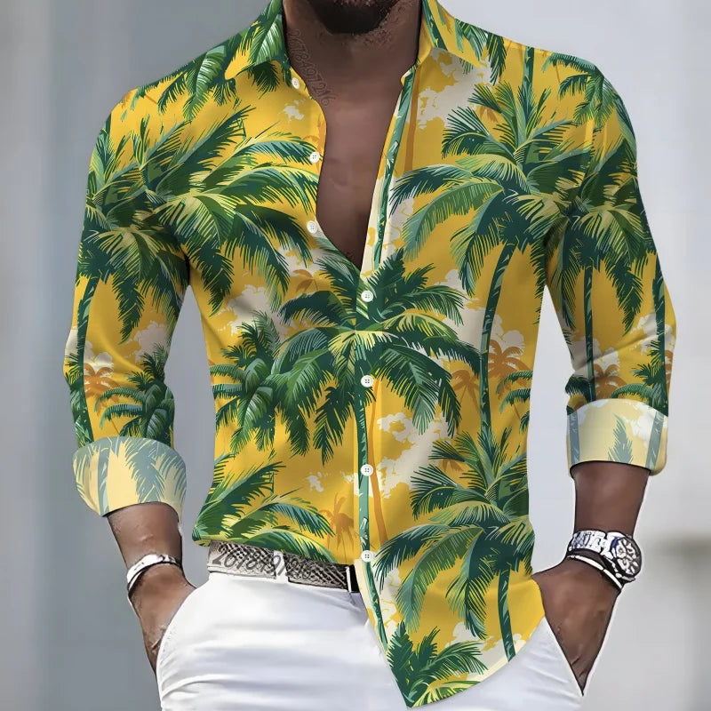 Men’s Coconut Print Shirt