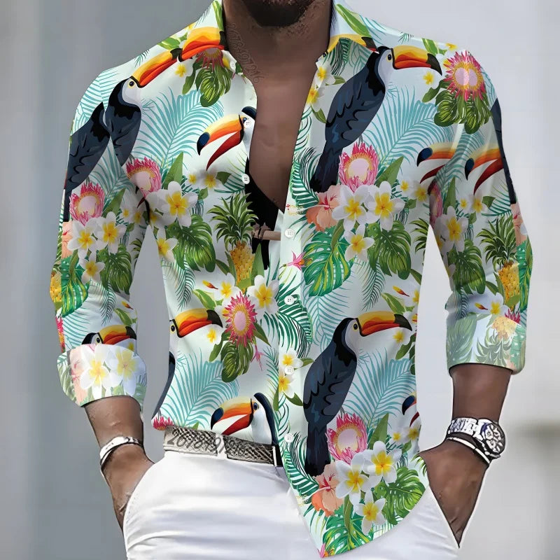 Men’s Coconut Print Shirt