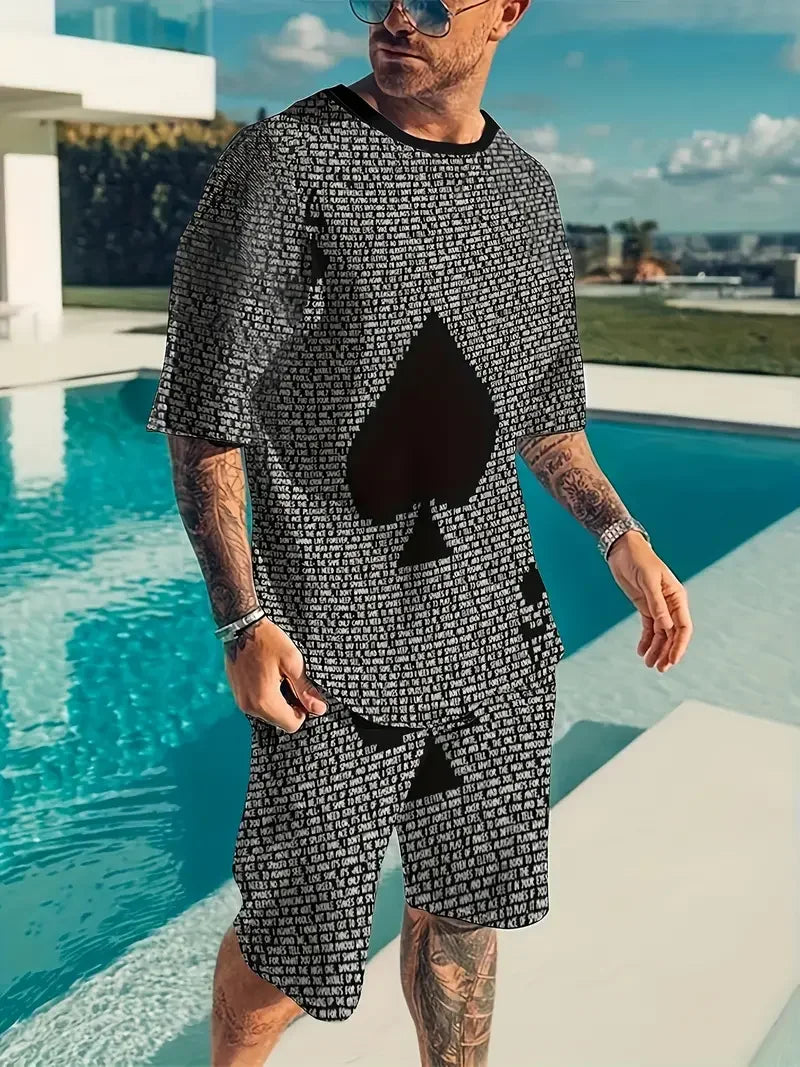 Men’s Color Block Track Set