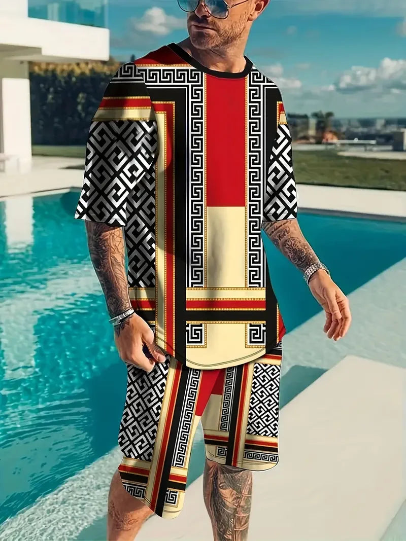 Men’s Color Block Track Set