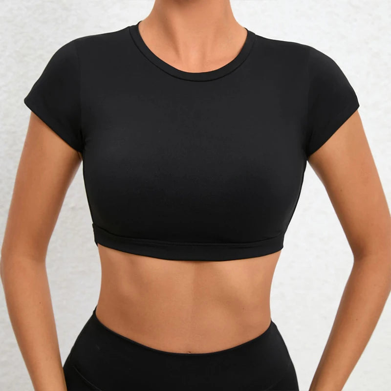 Women’s Backless Sport Crop Top