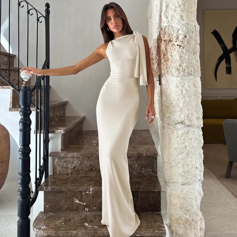 Y2K Bodycon Maxi Dress