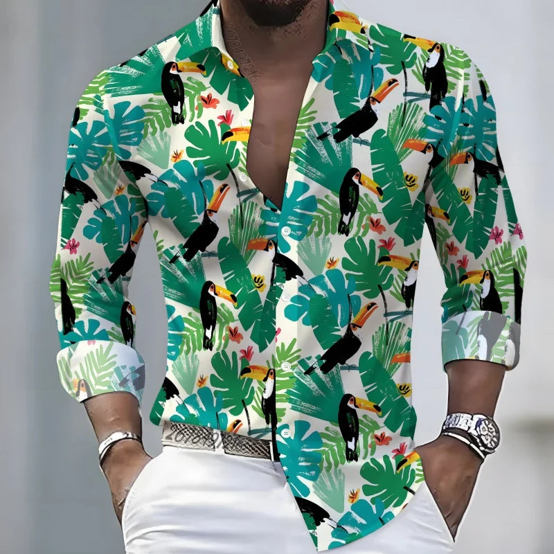 Men’s Coconut Print Shirt