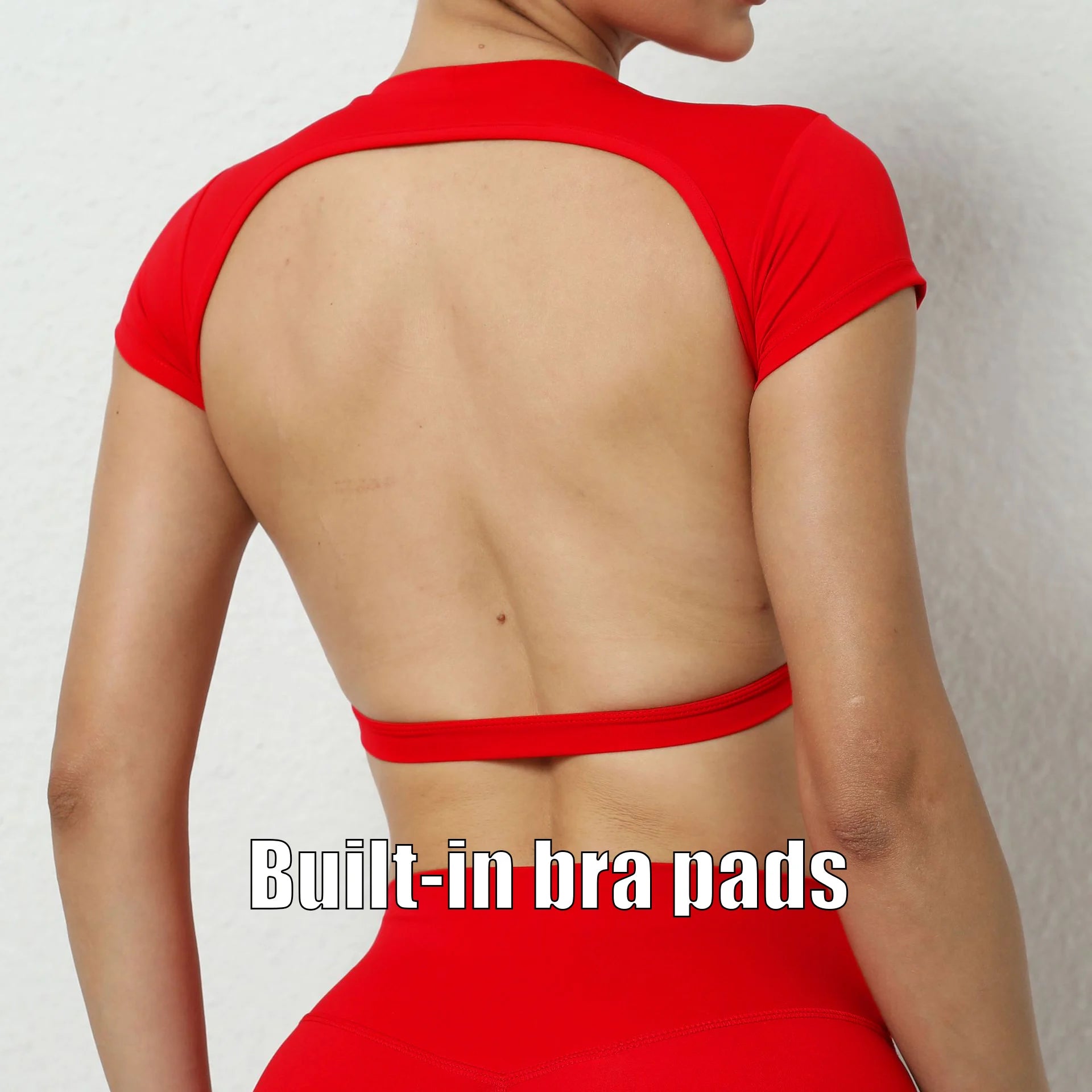 Women’s Backless Sport Crop Top