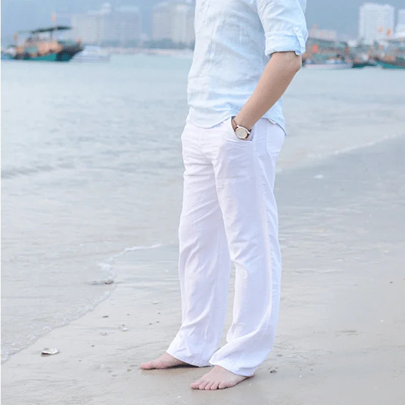 Men’s Linen Casual Pants
