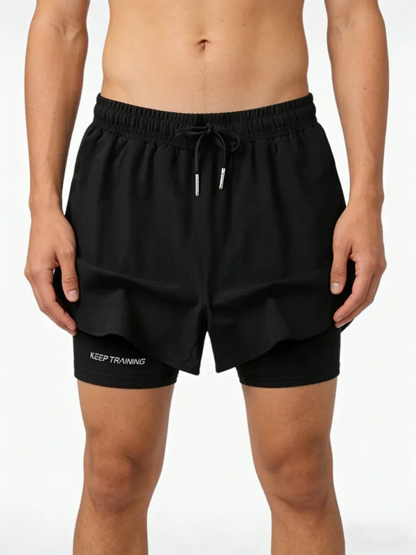 Unisex 2-in-1 Running Shorts