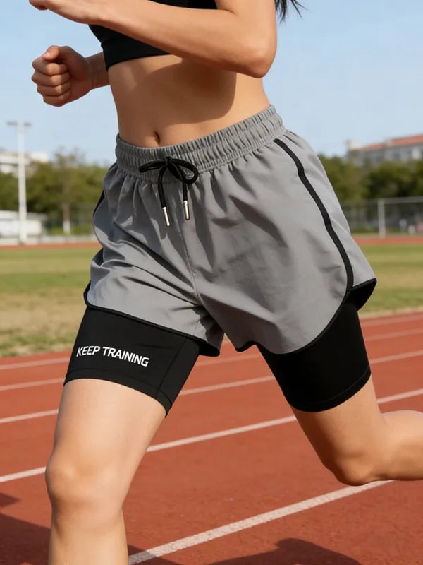 Unisex 2-in-1 Running Shorts
