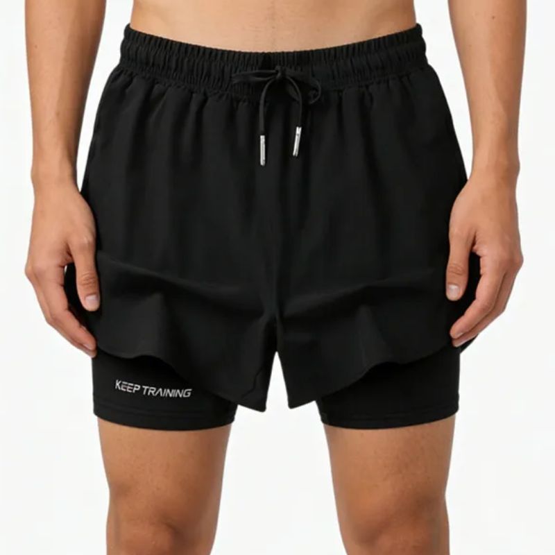 Unisex 2-in-1 Running Shorts